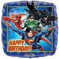 Loftus International 18 in. Justice League Happy Birthday HX Party Balloon, 10PK A3-2381